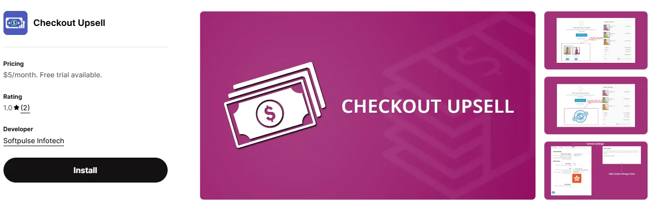 19. Checkout Upsell